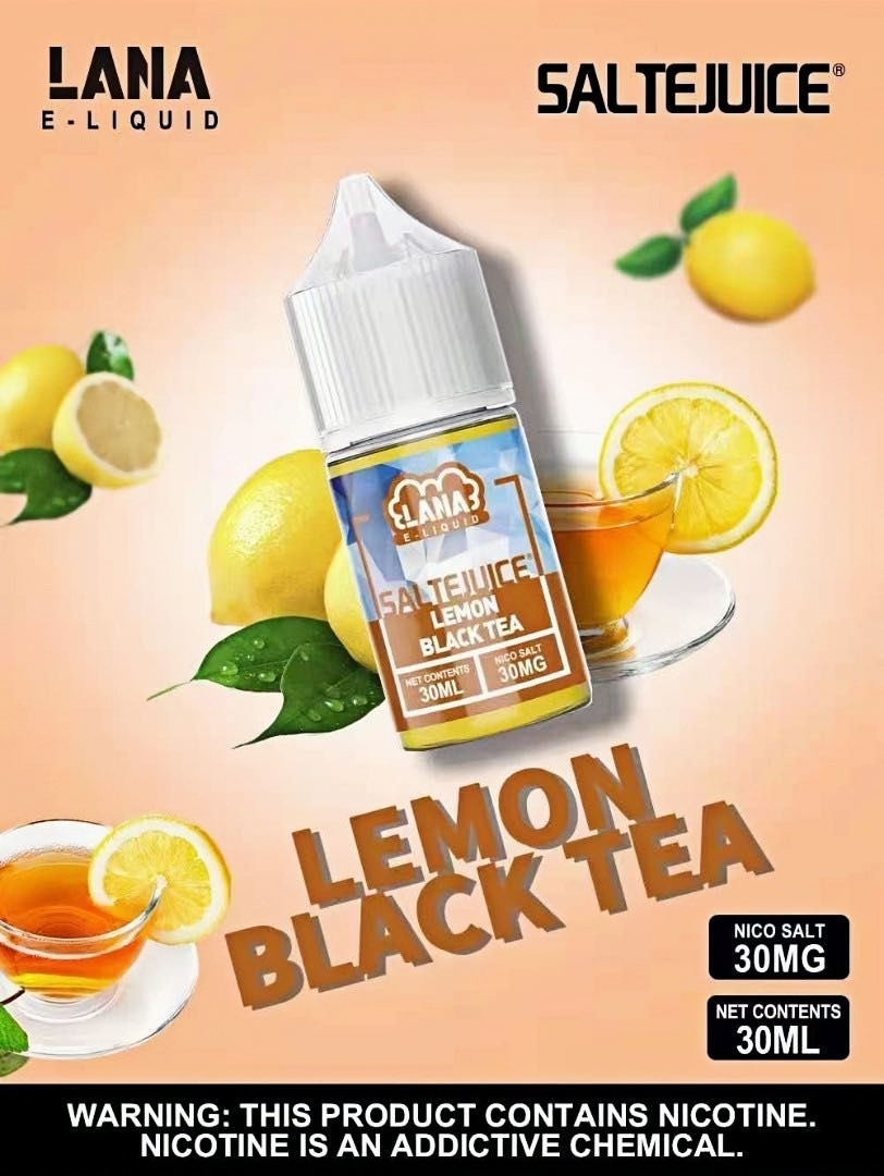 LANA Salt 30ml 鹽尼古丁煙油(檸檬紅茶)|產品標示資訊 產品圖片