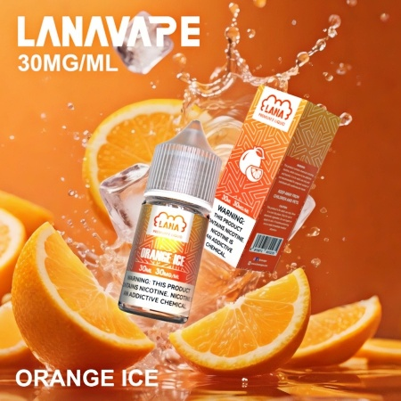 LANA Salt 30ml 鹽尼古丁煙油(橙冰)|產品標示資訊 產品圖片